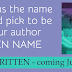 What's Your Pen Name? + Unwritten Goodies & Giveaway